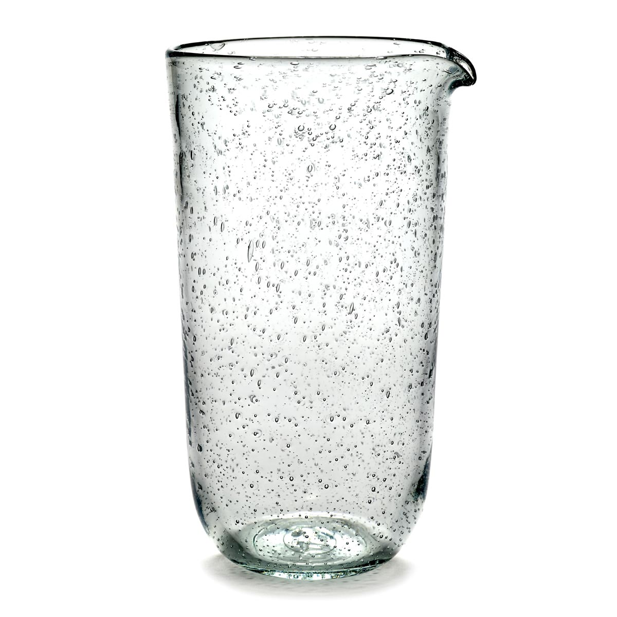 Jarra de agua cristal transparente con burbujas – EscalaShop